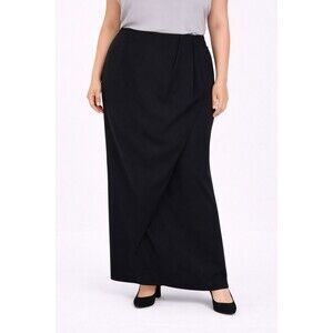 Rouje Black Maxi Skirt Women’s Size 16 Long Elegant Lined Classic